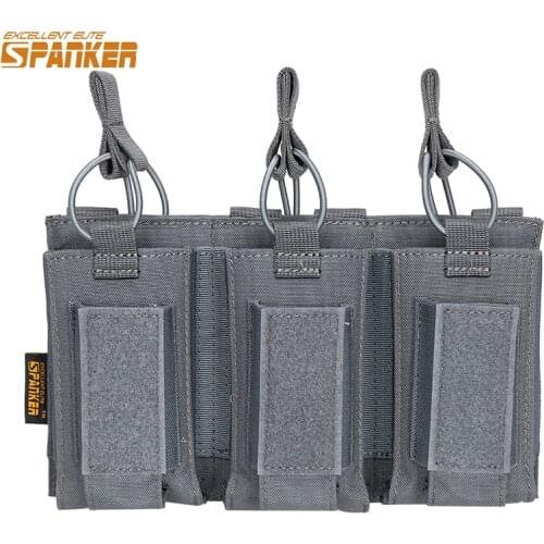 EXCELLENT ELITE SPANKER Tactical Triple AK Magazine Pouch and Pistol Mag Pouch