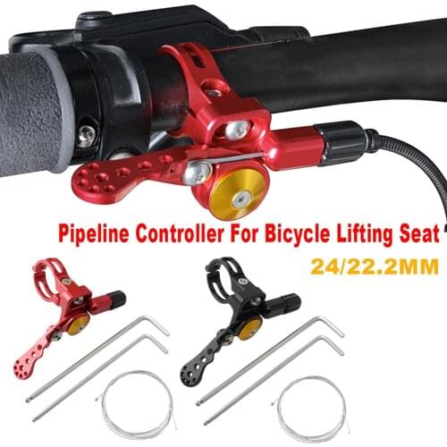 22.2/24mm Bike Line Controller Aluminum Alloy Adjustable Seatpost Pipeline Controller Internal/External Routing Rod Bicycle Part
