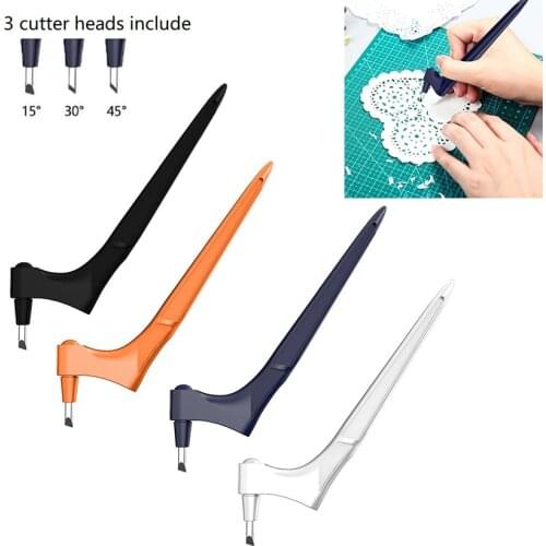 Craft Cutting Tools 360 Rotating Blade Paper-Cutter 3 Replace Blade Craft Cutting Knife For Craft DIY Cutting Tool