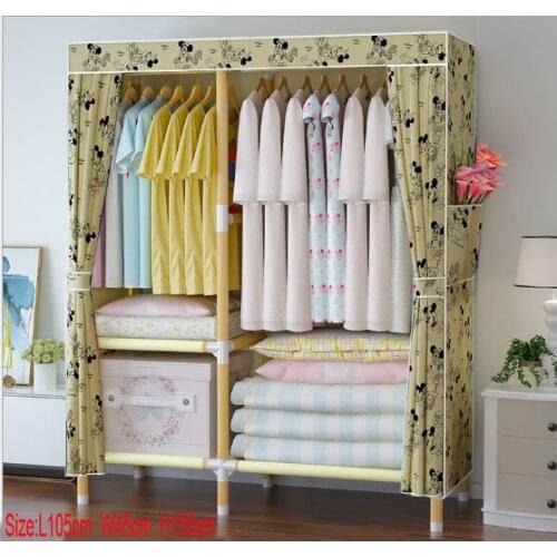Factory Price Solid Wood Wardrobe length 105 cm