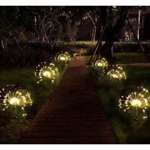 Solar Light Outdoors 90/120/150 LED Solar lamp Lawn Lights/Grass Fireworks Lamp/Outdoor Waterproof Solar Lighting Garden Light