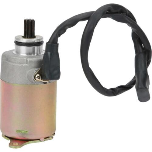 Motorcycle Starter Motor 9Teeth Steel Alloy Copper Wire Fit for GY6 125cc 150cc Quad Atv Bike Moped Scooter New