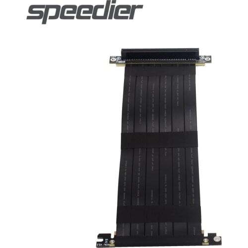 Graphics Card Extension Cable PCI-E x16 3.0 Full Speed Stable Compatible With ITX A4 Chassis 90 Degree Angled GPU Riser Cable