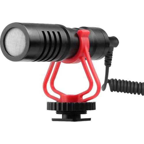 Universal Cardioid Directional Video Condenser Microphone Mini Mic 3.5mm Plug for Canon Nikon Sony DSLR Cameras