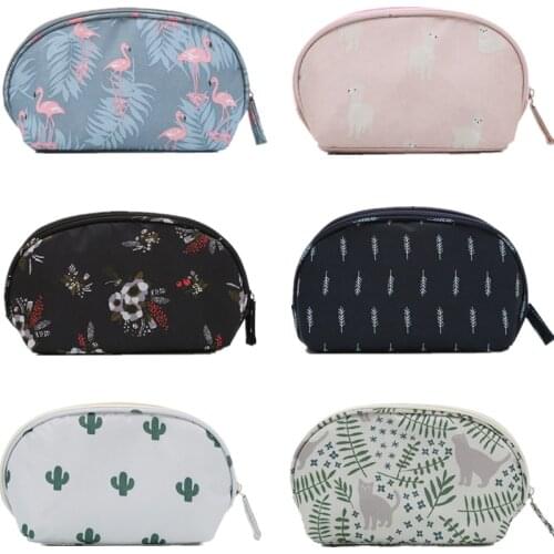 Womens Small Cosmetic Bag Lady Cute Mini Make up Pouch Vanity Cases Travel Lipstick Makeup Organizer Beauty Toiletry Accessory