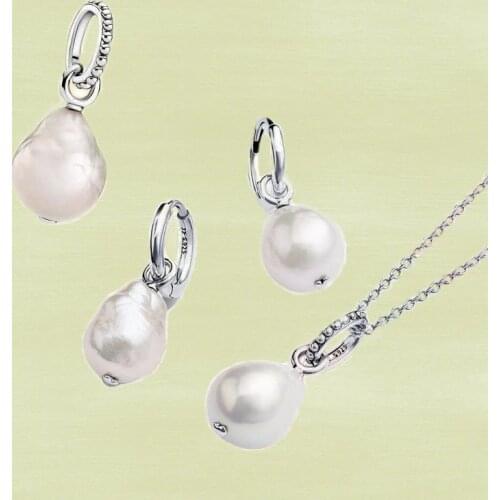 2021 Summer Fashion New S925 Silver Freshwater Cultured Pearl Earrings Pendant, High-quality Jewelry For Ladies' Birthday Gifts