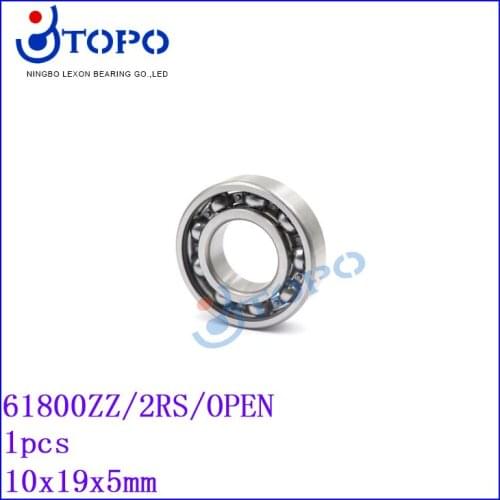 10*19*5mm Deep Groove Ball Bearings61800 ZZ/2RS/OPEN