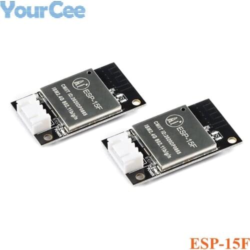 2pcs ESP-15F ESP8266 Serial WiFi Wireless Module Transparent Transmission Module Onboard External Antenna