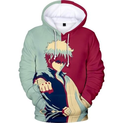 2020 Personality Harajuku GINTAMA Hoodies Sweatshirt 3D Print Autumn Hoodies Fashion Men/Women Sportswear Pullover