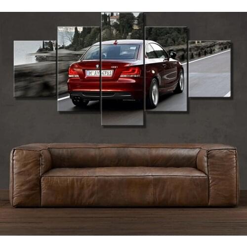 5 Piece Pictures Canvas Art BMW I35 Wall Art Canvas Paintings for Poster Wall Pictures for Living Room Home Decor Artwork