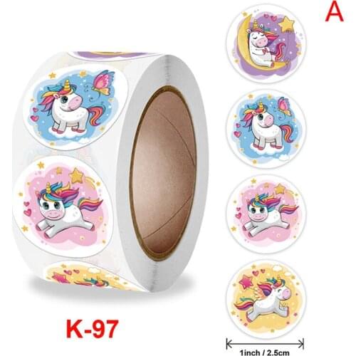 500pcs/roll Seal Sticker Adhesive Paper Stickers Owl Bakery Gift Packaging