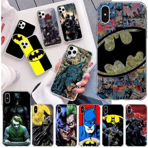 Super Heros Bruce Wayne Phone Case For iphone 12 11 Pro Max Mini XS Max 8 7 6 6S Plus X 5S SE 2020 XR Silicone Soft Cover