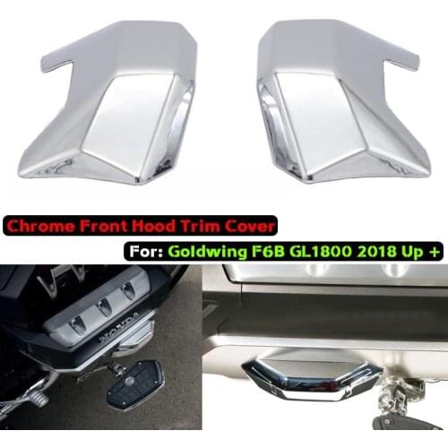 For Honda Goldwing F6B GL1800 Gold Wing Tour DCT Airbag Motorcycle Front Hood Chrome Trim Parts 2018 2019 2020