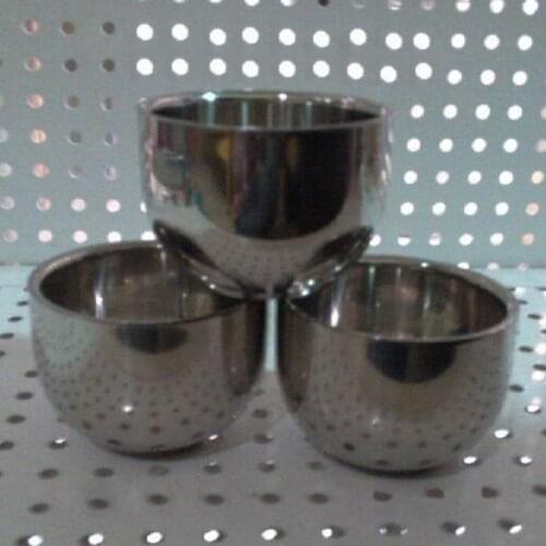 Y1UF Double Layer Stainless Steel Cup Thicken Durable Shave Soap Bowl Heat Insulation Smooth Shaving Mug Wine Alcohol Tea Cup