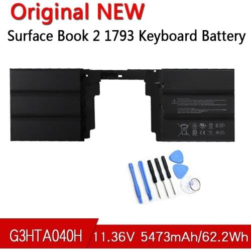 G3HTA040H New Original Laptop Tablet battery For Microsoft Surface Book 2 2nd Gen 15" 1793 Keyboard Battery 5473mAh 11.36V
