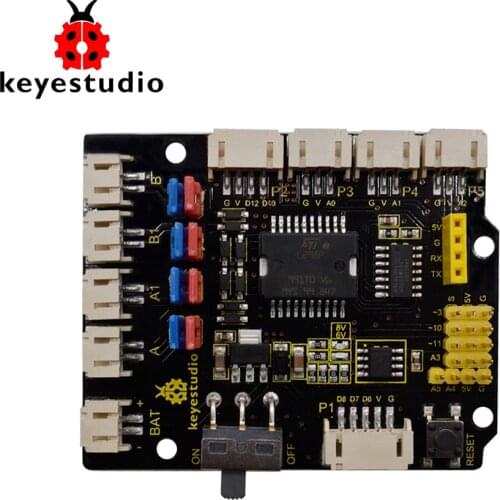 Keyestudio Quick Connectors Motor Drive Shield V2 for Arduino Robot