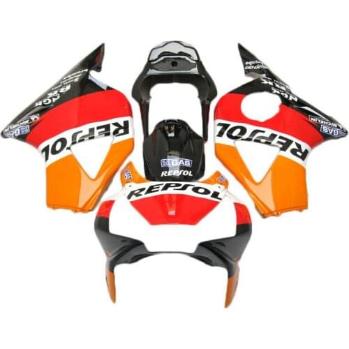Custom painting Fairing kit Fit For Honda CBR954rr 02 03 Orange black fairings CBR 954RR 2002 2003 Bodywork Parts MX87