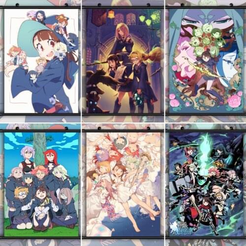 Little Witch Academy Animation Diamond Painting Diamond Mosaic Full Diamond Embroidery Cross Stitch Kits Home Decoration