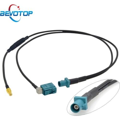 MCX to Fakra Z Y Type Splitter Cable With Diode RG174 Pigtail Car Navigation GPS Antenna Extension Cable for Android Device