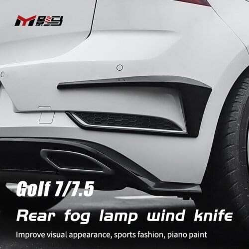 For Volkswagen Golf 7/7.5 modified Rear bumper decorative Tail light spoiler frame cover turbulence blade decorative accessories