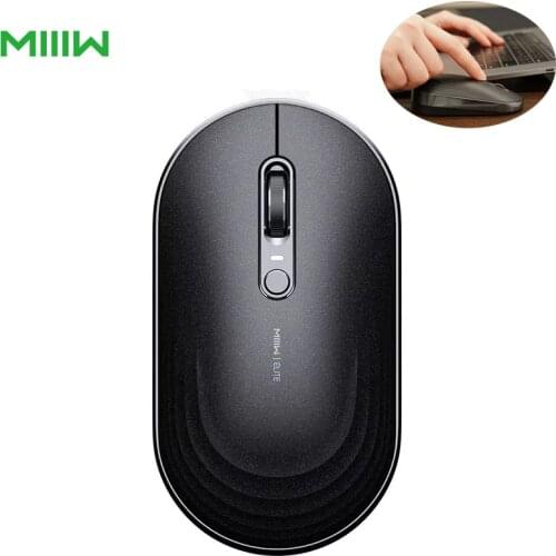 2020 MiiiW Lifting Deformation Mouse RF 2.4GHz & BLT 4.2 Dual Mode Connection Height Adjustable Mouse Silent Mouse Office Tools