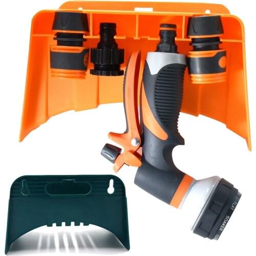 Wall Mounted Garden Irrigation Hose Pipe Hanger Holder Plastic Storage Rack Multifunctional Watering Tool Nozzle Storage Rack