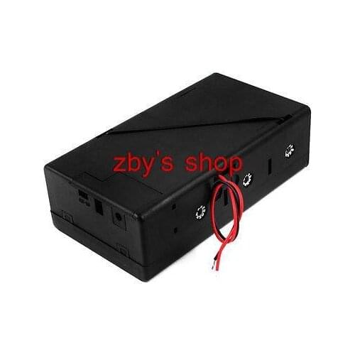Flat Tip Double Wire Leads 3 x 1.5V D Size Battery Holders Cases Boxes