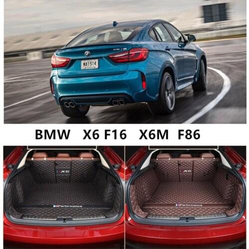 For BMW X6 F16 X6M F86 2016 2017 2018 2019 Full Rear Trunk Tray Liner Cargo Mat Floor Protector Foot Pad Mats