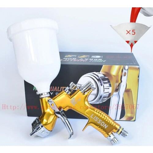 Professional GTI pro lite TTS Golden Painting Gun TE20/T110 1.3mm nozzle spray gun paint gun water based air spray gun