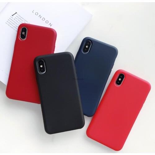 For iphone X XS MAX XR Soft Silicone Candy Pudding Cover For iPhone X 11 Pro Xr Xs Max Case Flexible Gel Phone Protector case