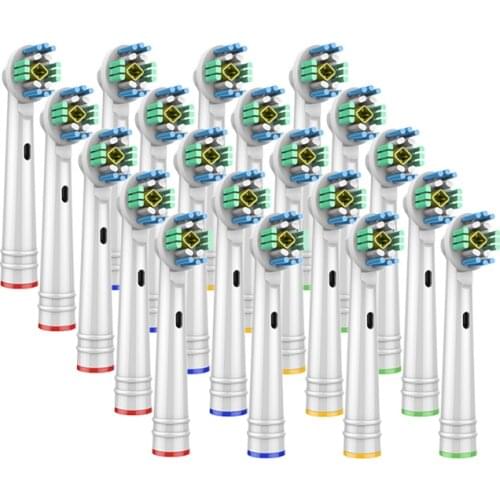 20Pcs replacement brush heads for Oral B electric toothbrush before power/Pro health/Triumph/3D Excel/clean precision vitality