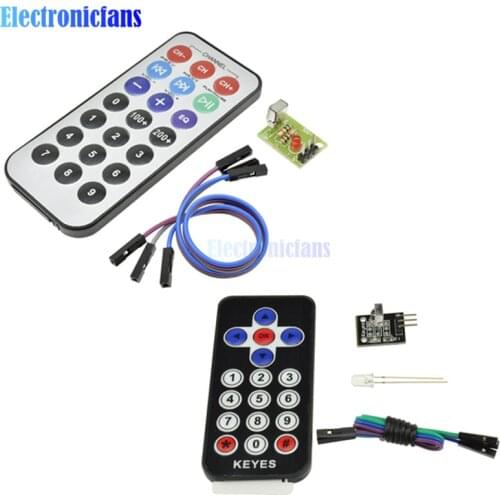 1 Set Infrared Remote Control Module Wireless IR Receiver Module DIY Kit HX1838 Smart Electronics for Arduino Raspberry Pi diy