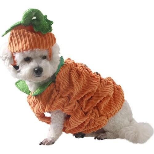 1PC Dog Jacket Coat Autumn Winter Cute Dog Christmas Halloween Demon Pumpkin Pet Transformation Dress Home Pet Clothes Product