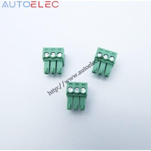 100pcs/lot 3.81mm pitch 3P pcb plug-in Terminal blocks KF2EDGK PCB Female Pluggable connector MC1.5/3-ST-3.81 1803581