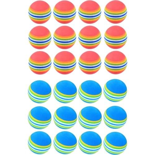 26x Golf Foam Ball Training Soft Sponge Balls Swings Practicing Training Aid