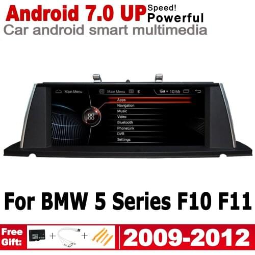 Android For BMW 5 Series F10 F11 2009~2012 CIC Car HD screen radio GPS player Navigation WiFi Multimedia Player Auto Radio