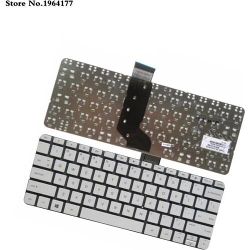English Laptop Keyboard FOR HP stream 11 11-n001ee N010 N011TX n014tu x360 11-N014 N015 N015TU PL02X TPN-C115 US white