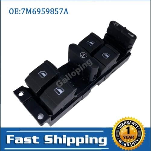 Car accessories Power Window Control Switch Regulator Button For FORD GALAXY SEAT ALHAMBRA VW SHARAN 7M6959857A