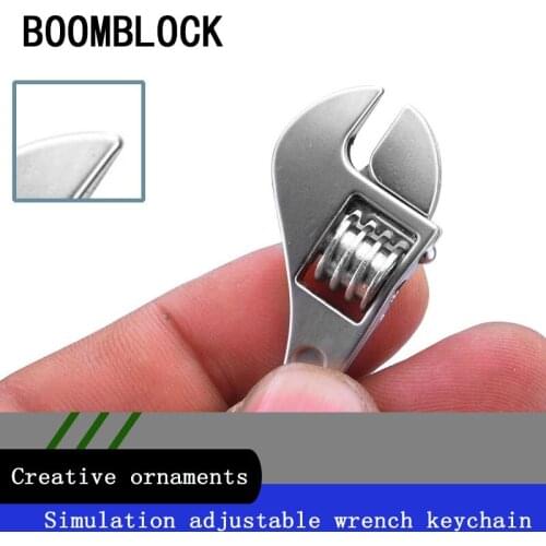 Car-Styling Stainless Steel Spanner Key chain Auto Accessories For Nissan Qashqai Opel Astra J H Kia Ceed Sorento Skoda Octavia