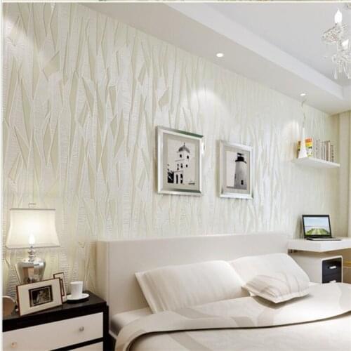 Beibehang stereo relief modern simple wallpaper living room dining room sofa background wallpaper TV background papel de parede