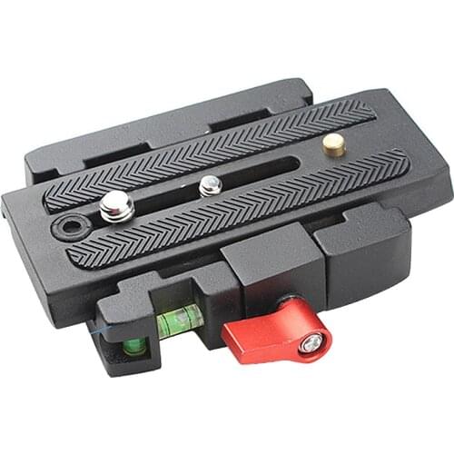Quick Release Clamp Adapter + Quick Release Plate P200 Compatible for Manfrotto 501 500AH 701HDV 503HDV Q5