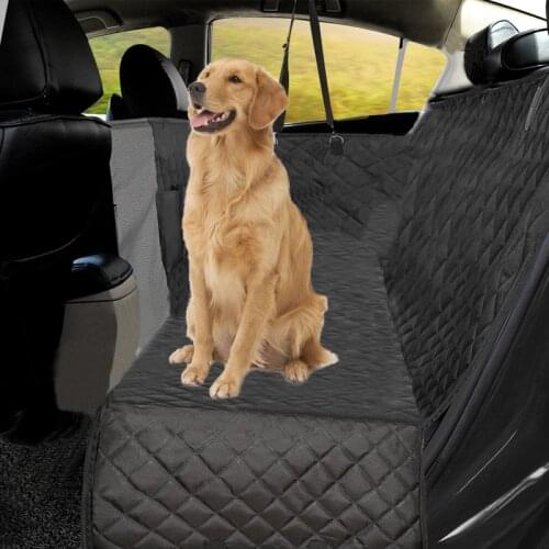 Dog Car Seat Cover Pet Car Mat Pet Hammock Waterproof Pet Transport Cushion Rear Seat Cushion Travel Protector Pet Supplies
