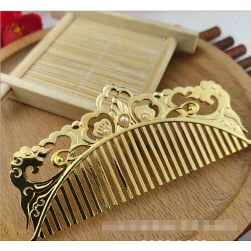 Diy jewelry accessories Tibetan silver vintage alloy antique wind hairpin blonde insert 87MM