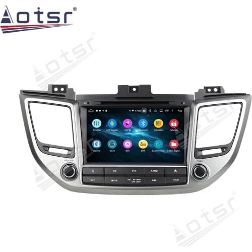 For Hyundai Tucson IX35 2014-2018 Car Multimedia Cassette Recorder Player Android Navi GPS Auto Audio Radio Stereo DVD Head Unit