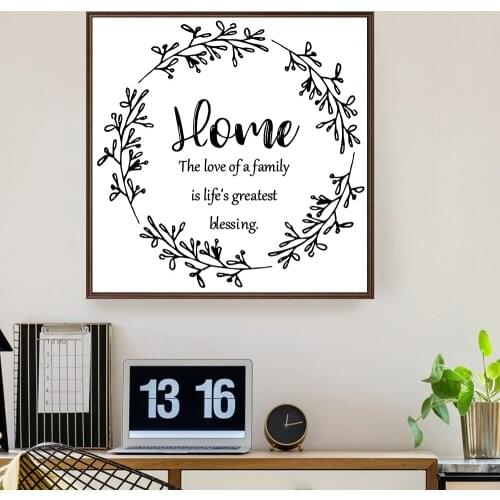 Home The Love Of A Family Oil Painting on Canvas Wall Pop Art Picture Printed And Poster For Living Room Coffee Decoration