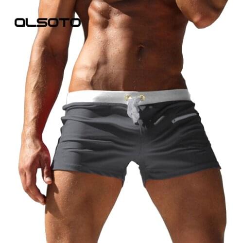 Summer New men swimsuit Sexy swimming trunks sunga Swimwear hot mens swim briefs mayo sungas Beach Shorts de praia homens