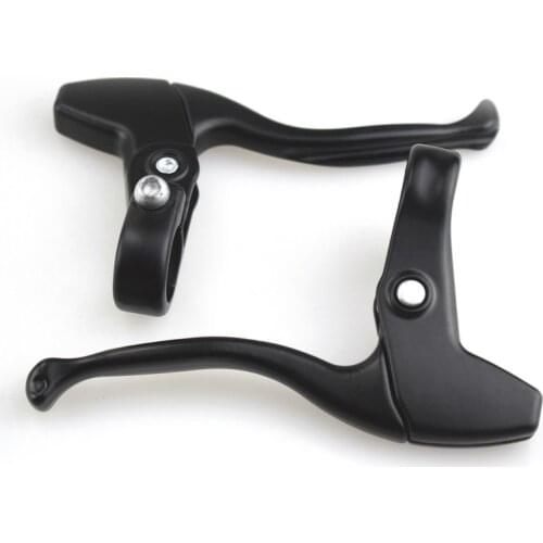Aluminum Alloy Left Right Bike Brake c-brake Disc Brakes Lever Mountain Bike Bicycle Brake Handle Crank Black Bicycle Part