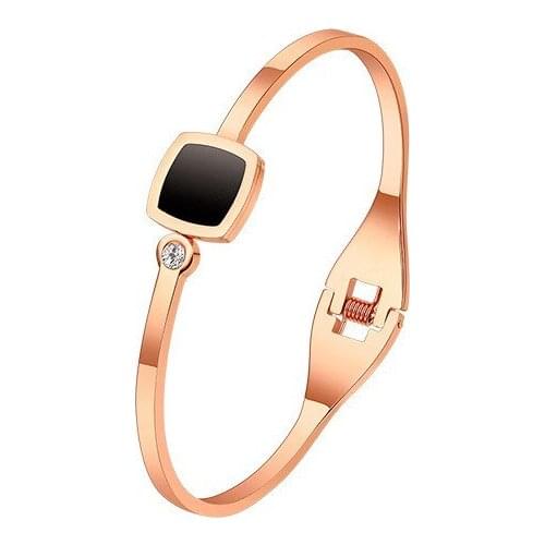 2021 Hot European Fashion Jewelry women bracelet bracelet Crystal from Austrian for Woman Titanium Steel Bangle Women