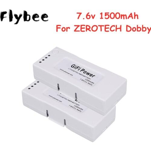 7.6V 1500mah RC Lipo Battery for ZEROTECH DOBBY Drone Spare Parts 7.6v Upgrade Battery 1pcs to 3pcs