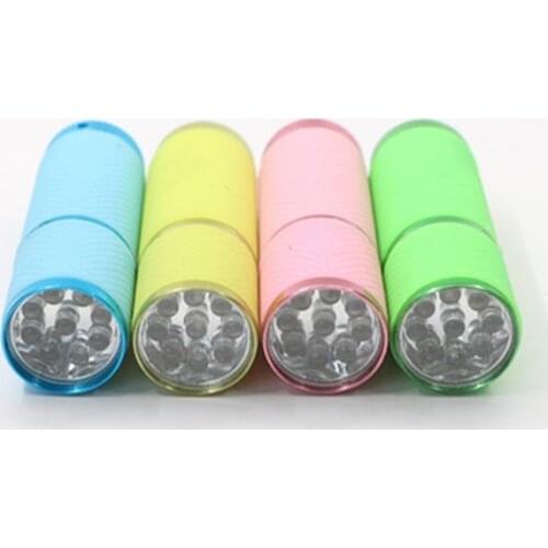 Mini Portable LED Dryer Lamp Flashlight Torch for UV Gel manicure Nail Polish Light